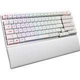 ASUS ROG Strix Scope II 96 RX Wireless RGB mechanisch gaming toetsenbord Wit, US lay-out (QWERTY), ROG RX Red, 96%, RGB leds, Hot-swappable, PBT Double-shot, Bluetooth | 2.4GHz | USB 2.0