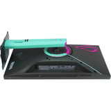 ASUS ROG Strix XG27ACMEG-G Hatsune Miku Edition 27" gaming monitor Zwart/turquoise, 260 Hz, HDMI, DisplayPort, USB-C, AMD Free-Sync