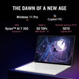 ASUS ROG Zephyr G16 GA605KM-QR009W 16"  Copilot+ gaming laptop Wit | Ryzen AI 7 350 | RTX 5060 | 32 GB | 1 TB SSD | 240 Hz