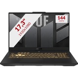 ASUS TUF Gaming F17 FX707ZM-HX067W 17.3" gaming laptop Grijs | i7-12700H | RTX 3060 | 16 GB | 512 GB SSD