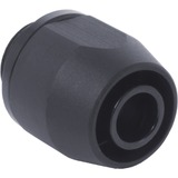 Alphacool HF compression Fitting TPV Metall - 12,7/7,6mm Straight verbinding Zwart