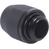 Alphacool HF compression Fitting TPV Metall - 12,7/7,6mm Straight verbinding Zwart