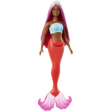 Barbie Dreamtopia - Zeemeerminpop - Kleurrijk haar 