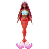 Barbie Dreamtopia - Zeemeerminpop - Kleurrijk haar 