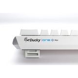 Ducky One 3 Classic Pure White Mini RGB mechanisch toetsenbord Wit, US lay-out (QWERTY), Cherry MX Red, 60%, RGB led, Double-shot PBT, Hot-swappable, QUACK Mechanics
