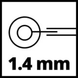 EINHELL Grastrimmer GC-ET 4530 KIT Rood/zwart