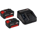 Einhell 2x 3,0Ah PXC Starter Kit oplader Zwart, 2x Power X-Change 3.0Ah accu’s