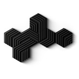 Elgato Wave Panels - Starter Kit demping Zwart, 6x Panels