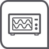 Emsa MicroFamily Deksel, Ø 26cm Transparant, voor de magnetron