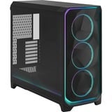 Fractal Design Meshify 3 XL Ambience Pro RGB Light Tint big tower behuizing Zwart | 2x USB-A | 1x USB-C | RGB | Tempered Glass