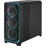 Fractal Design Meshify 3 XL Ambience Pro RGB big tower behuizing Zwart | 2x USB-A | 1x USB-C | RGB | Tempered Glass