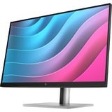 HP E24 G5 23.8" monitor Zwart/zilver, HDMI, DisplayPort, 4x USB-A 3.2 (5 Gbit/s), USB-B