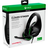 HyperX CloudX Stinger over-ear gaming headset Zwart, Xbox One
