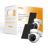 Imou Cell PT Lite met Solar Panel beveiligingscamera Wit, 2K, 3MP, 5000 mAh batterij