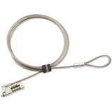 Kensington Slim NanoSaver 2.0 EQ Combination Laptop Lock beveiliging Zilver