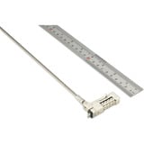 Kensington Slim NanoSaver 2.0 EQ Combination Laptop Lock beveiliging Zilver