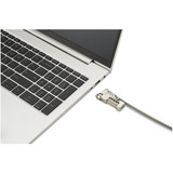 Kensington Slim NanoSaver 2.0 EQ Combination Laptop Lock beveiliging Zilver