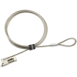 Kensington Slim NanoSaver 2.0 EQ Combination Laptop Lock diefstalbeveiliging Zilver