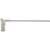 Kensington Slim NanoSaver 2.0 EQ Combination Laptop Lock diefstalbeveiliging Zilver