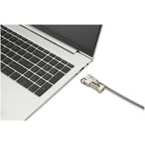 Kensington Slim NanoSaver 2.0 EQ Combination Laptop Lock diefstalbeveiliging Zilver