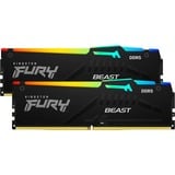 Kingston FURY 32 GB DDR5-6800 (2x 16 GB) Kit werkgeheugen Zwart, KF568C34BBEAK2-32, XMP 3.0, EXPO
