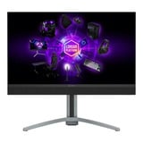 LORGAR Pro 27MP1 27" 4K Ultra HD gaming monitor Grijs/zwart, 1x DisplayPort, 2x HDMI, 1x USB-C, 2x USB-A, 160 Hz
