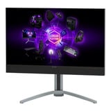 LORGAR Pro 27MP1 27" 4K Ultra HD gaming monitor Grijs/zwart, 1x DisplayPort, 2x HDMI, 1x USB-C, 2x USB-A, 160 Hz