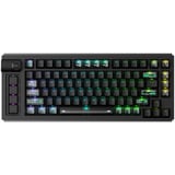 Lemokey L1 HE Wireless Magnetic Switch Custom Gaming Keyboard Zwart, US lay-out, Gateron Double-Rail Magnetic Nebula, Gateron double-rail magnetic switch, RGB, Double-shot PBT, hot swap
