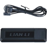 Lian Li UNI FAN SL120 LCD Wireless Reverse RGB case fans Zwart, 3 stuks, 120 x 124.5 x 28 mm, PWM