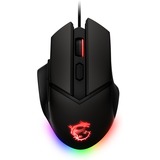 MSI Clutch GM20 Elite gaming muis Zwart, 400 - 3200 dpi, RGB leds