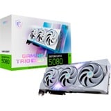 MSI GeForce RTX 5080 16G GAMING TRIO OC WHITE grafische kaart 1x HDMI, 3x DisplayPort