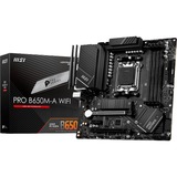 MSI PRO B650M-A WIFI, socket AM5 moederbord Zwart, RAID, 2.5 Gb-LAN, Wi-Fi 6E, BT, Sound, µATX