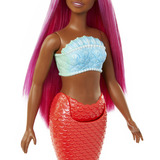 Mattel Barbie Dreamtopia - Zeemeerminpop - Kleurrijk haar 