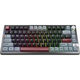 Montech Mkey Pro Darkness RGB mechanisch toetsenbord Zwart, US lay-out (QWERTY), Gateron G Pro Yellow, 75%, Hot-swappable, RGB, Double-Shot PBT, USB-C | 2.4 GHz | Bluetooth 5.2