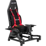 Next Level Racing Flight Seat Pro racing simulator Zwart/rood
