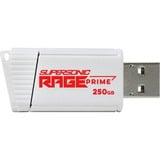 Patriot Supersonic Rage Prime 250 GB usb-stick Wit/zwart, USB-A 3.2 Gen 2