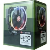 RAIJINTEK LETO RGB CPU-koeler Zwart, 4-pins PMW fan-connector