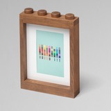 Room Copenhagen LEGO 1x4 Wooden Picture Frame Dark Stained Oak lijst Eiken