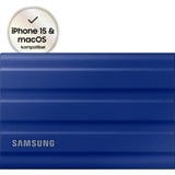 Samsung Portable T7 Shield, 1 TB externe SSD Blauw, MU-PE1T0R/EU, USB-C 3.2 Gen 2 (10 Gbit/s)