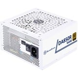 SilverStone SST-DA850R-GMA-WWW, 850 Watt voeding  Wit, 1x 12VHPWR, 4x PCIe, Kabel-Management