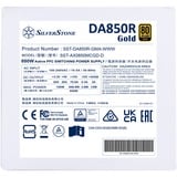 SilverStone SST-DA850R-GMA-WWW, 850 Watt voeding  Wit, 1x 12VHPWR, 4x PCIe, Kabel-Management