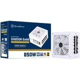 SilverStone SST-DA850R-GMA-WWW modulaire 850 watt voeding  Wit, 4x PCIe