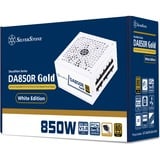 SilverStone SST-DA850R-GMA-WWW modulaire 850 watt voeding  Wit, 4x PCIe