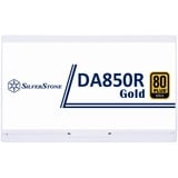 SilverStone SST-DA850R-GMA-WWW modulaire 850 watt voeding  Wit, 4x PCIe