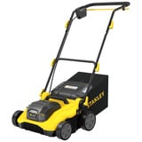 Stanley Borstelloze 2x18V V20 verticuteerder 38cm Zwart/geel, Accu en oplader niet inbegrepen