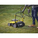 Stanley Borstelloze 2x18V V20 verticuteerder 38cm Zwart/geel, Accu en oplader niet inbegrepen