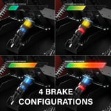 Thrustmaster T598 Servo Base + GT Wheel add-on + Raceline Pedals III LC stuur Zwart, Basis, stuur en pedalen
