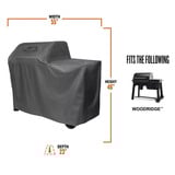 Traeger Woodridge barbecuehoes  beschermkap Grijs