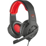 Trust GXT 310 Radius Gaming Headset Zwart/rood, Pc, Nintendo Switch, PlayStation 4, PlayStation 5, Xbox One, Xbox Series X