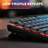 Trust GXT 866 Torix Hoogwaardig mechanisch gaming-toetsenbord, gaming toetsenbord Zwart, US lay-out, Huano Red, RGB